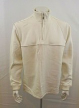 Arrow Size Large Mens Beige 1/2 Zip Fleece Lined Long Sleeve Pullover Sw... - £10.05 GBP