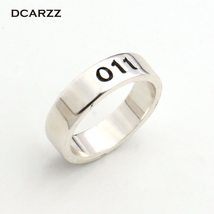 DCARZZ Stranger Things Ring Handstamped Eleven Punk Jewelry Party Wedding Custom - £11.29 GBP
