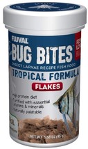 Fluval Bug Bites Insect Larvae Tropical Fish Flake 1.59 oz - £27.33 GBP