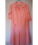 Vintage Pink Nylon Lingerie Negligee Nightgown Robe set Size S - $524.38 MXN