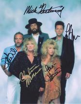5 Signed Fleetwood Mac Photo Autographed Stevie Nicks Christine Mc Vie With Coa - £179.84 GBP