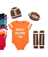 Miami  Dolphins Newest Fan Onesie Set - $418.15 MXN+