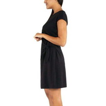Nicole Miller Womens Knot Crew Neck Dress Size Medium Color Black - $39.60
