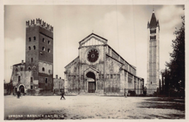 Verona Italy~Basilica San Zeno~Photo Postcard - £8.07 GBP