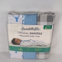 Swaddle Me Original Swaddle 3-Pack Baby Wrap Stage 1  / 0-3 Months - £10.38 GBP