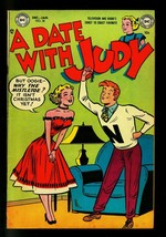 Date with Judy #38 1953 - Mistletoe cover- DC  Humor- VG - £46.62 GBP