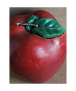 Large Vintage Red Apple Shaped Figural Candle Sun It Corp. Nice Décor Or... - €9,92 EUR