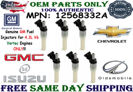 OEM 6SETS GM Spider Fuel Injectors for 1996-2005 Chevrolet Blazer 4.3L V... - $94.04