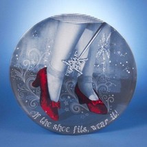 Wizard of OZ -  Red Ruby Slippers 14&quot; Round Tray set of 6 pieces - $98.95