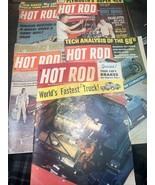 Lot Of 5 Hot Rod Magazines 4 1960’s &amp; 1 1950’s Racing - $19.95