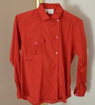 Liz Claiborne, Red Blouse, Size 8, Vintage Era - $27.50