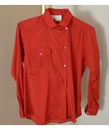 Liz Claiborne, Red Blouse, Size 8, Vintage Era - $27.50