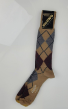 NOS Men Vtg Gold Toe Fluffies Argyle Dress Socks Orlon Acrylic 10-13 Brown - £31.13 GBP