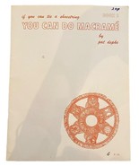 Vintage 1976 Pat Depke Macrame Patterns Instructions Book Beginner - $147.75 MXN