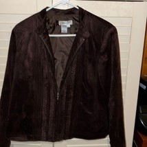 Coldwater Creek petite medium zippered jacket/blazer - $335.80 MXN
