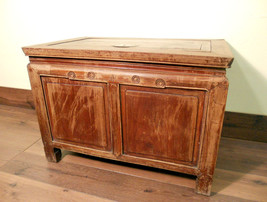 Antique Chinese Treasure Trunk (5371), Zelkova wood, Circa 1800-1849 - £469.75 GBP