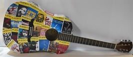 Broadway Playbill Decoupage Acoustic Guitar Wicked Les Miserables Funny Girl - £419.12 GBP