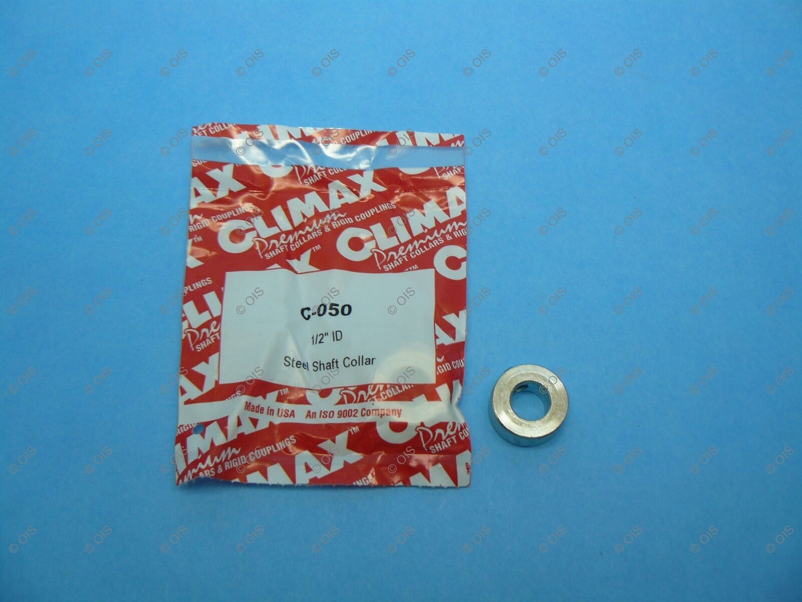Climax Metal Products C-050 Shaft Collar 1/2&quot; Bore Set Screw Steel - $1.25