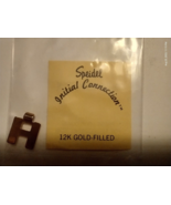 Vintage SPEIDEL INITIAL CONECTION 12K GOLD FILLED LETTER PENDANTS Letter H - £11.49 GBP