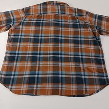 Columbia AM1523 Men's XL Cornell Woods Orange Plaid Flannel Long Sleeve Shirt image 12