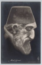 Metamorphic Older Abdul Hamid Beard Night Sailing Women Mandolin Postcard S29 - £35.31 GBP