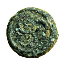 Ancient Greek Coin Birytis Troas AE9mm Kabeiros / Triskeles 01020 - $23.39