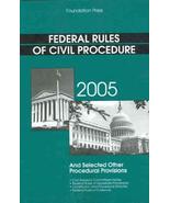 Federal Rules of Civil Procedure, 2005 [Jun 01, 2005] Kevin M. Clermont - £5.06 GBP