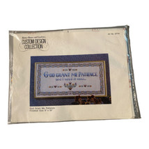 Better Homes And Gardens God Grant Me Patience Cross Stitch Kit 27716 *New - $14.99