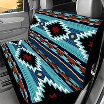 WELLFLYHOM Aztec Print Universal Rear Split Bench Seat Cover for Cars Truck SUV  - £40.75 GBP