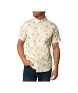 Ben Sherman Digi Floral Print Short Sleeve Woven Men Small Beige Turtled... - £16.85 GBP