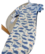 Nautical Carters Boys Whales/Anchors Blue/White Sleeper Preemie Set Of  ... - $24.63