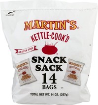 Martin&#39;s Kettle-Cook&#39;d Potato Chip Snack Sack- 14 Count Bag - $27.67