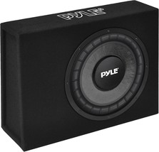 Pyle Slim Subwoofer Box System - 600 Watts, Perfect For Mount Car, Psbs12,Black - £103.84 GBP