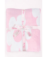 Pink Floral Pattern Square Blanket - $36.98
