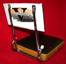 Vintage Vanderbilt Commodores Cushion Folding Stadium Seat Football Sec Vandy - £39.56 GBP