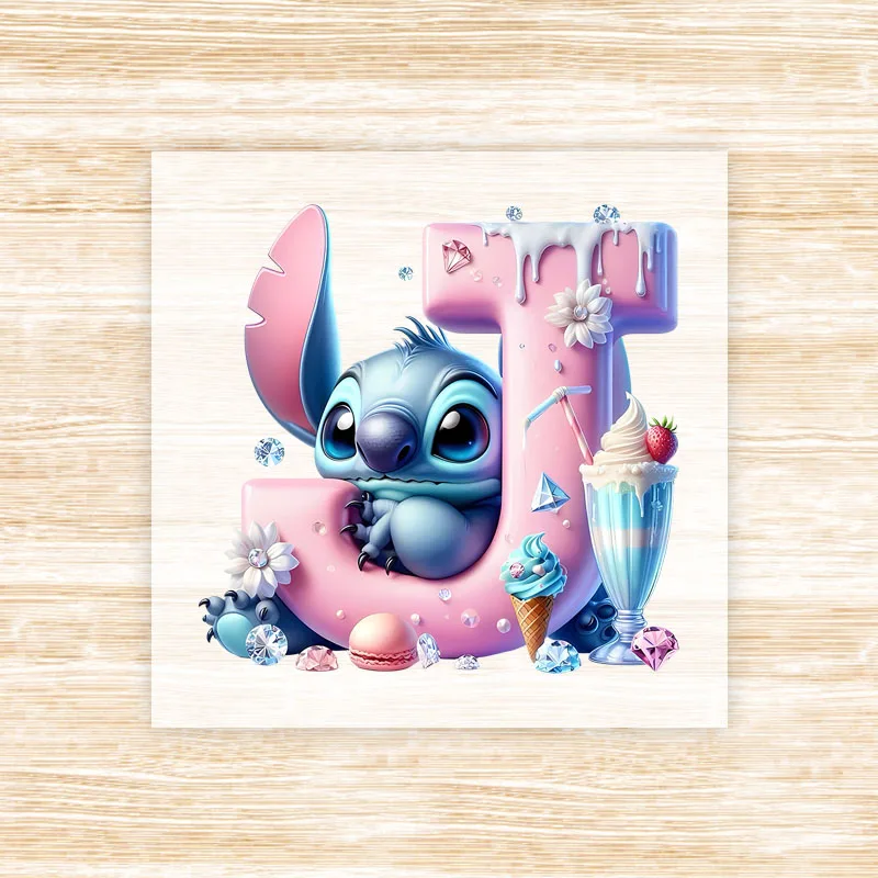 Disney Lilo Stitch Heat Transfer Sticker Adult Kids T-shirt -5-8cm SDZ-2952 - €2,85 EUR