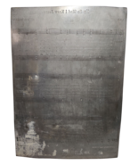 Anna Palusko 1948 I'm So Glad I Know Jesus Sheet Music Printing Plate Ca... - $49.50