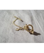 Vintage Sarah Coventry Gold Tone French Horn Tie Tack - $12.86