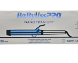 BaBylissPRO Nano Titanium Professional Curling Iron with XL Barrel 1.5&quot; ... - £34.88 GBP
