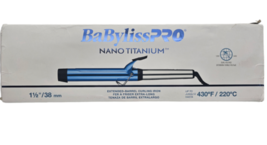BaBylissPRO Nano Titanium Professional Curling Iron with XL Barrel 1.5&quot; (PO) - £35.02 GBP