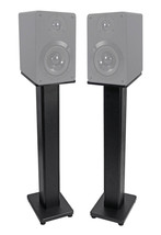 Pair 36" Bookshelf Speaker Stands For Cerwin-Vega XLS-6 Bookshelf Speakers - £131.06 GBP