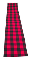 Franklin Red and Black Checked Table Runner 13x72 inches - $14.84