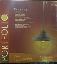 Portfolio Pendant Light Oil Rubbed Finish 205799 - $9.49