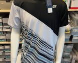 YONEX Men&#39;s Game T-Shirts Tennis Apparel Sports Top Black [US:M] NWT 104... - £54.68 GBP