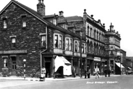 pu4135 - Yorks - Early view, Shops along Dale Street in Ossett West - pr... - £2.12 GBP