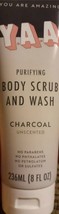 Y.A.A. Charcoal Purifying Body Scrub &amp; Wash 2 pcs. - £10.31 GBP