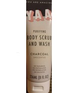 Y.A.A. Charcoal Purifying Body Scrub &amp; Wash 2 pcs. - £10.15 GBP