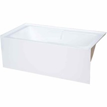 Swiss Madison Voltaire 54 3 Wall Alcove Soaking Tub with Left Drain - €385,72 EUR
