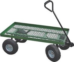 New Vulcan Heavy Duty Metal Large Garden Work Cart 600LB Capacity Sale 9781436 - £198.90 GBP