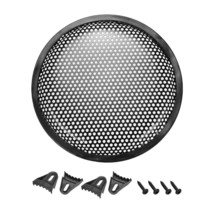 uxcell 8&quot; Speaker Waffle Grill Metal Mesh Subwoofer Guard Protector Cover with C - £23.16 GBP